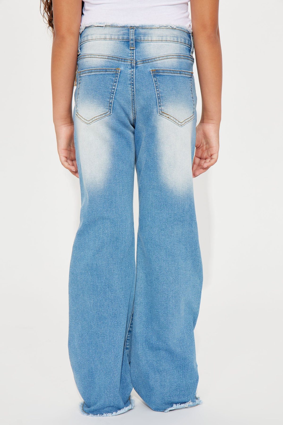 Mini Constructed That Way Flare Jean - Light Wash