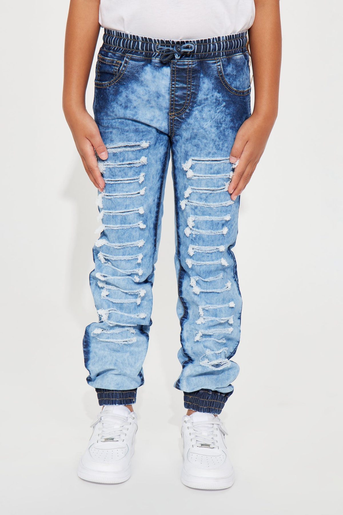 Mini Freestyle Jam Jogger Jeans - Medium Wash