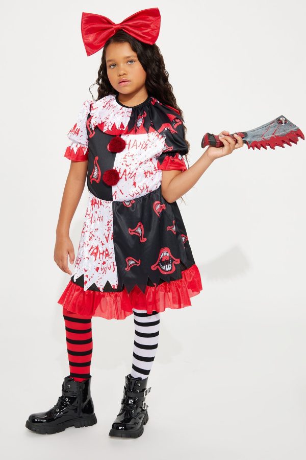 Mini Killer Clown Costume - Black/Red