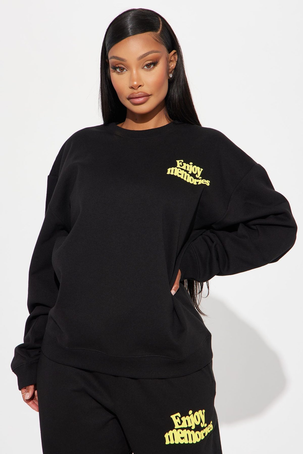 If You're Ready This Sweatshirt - Black/Yellow