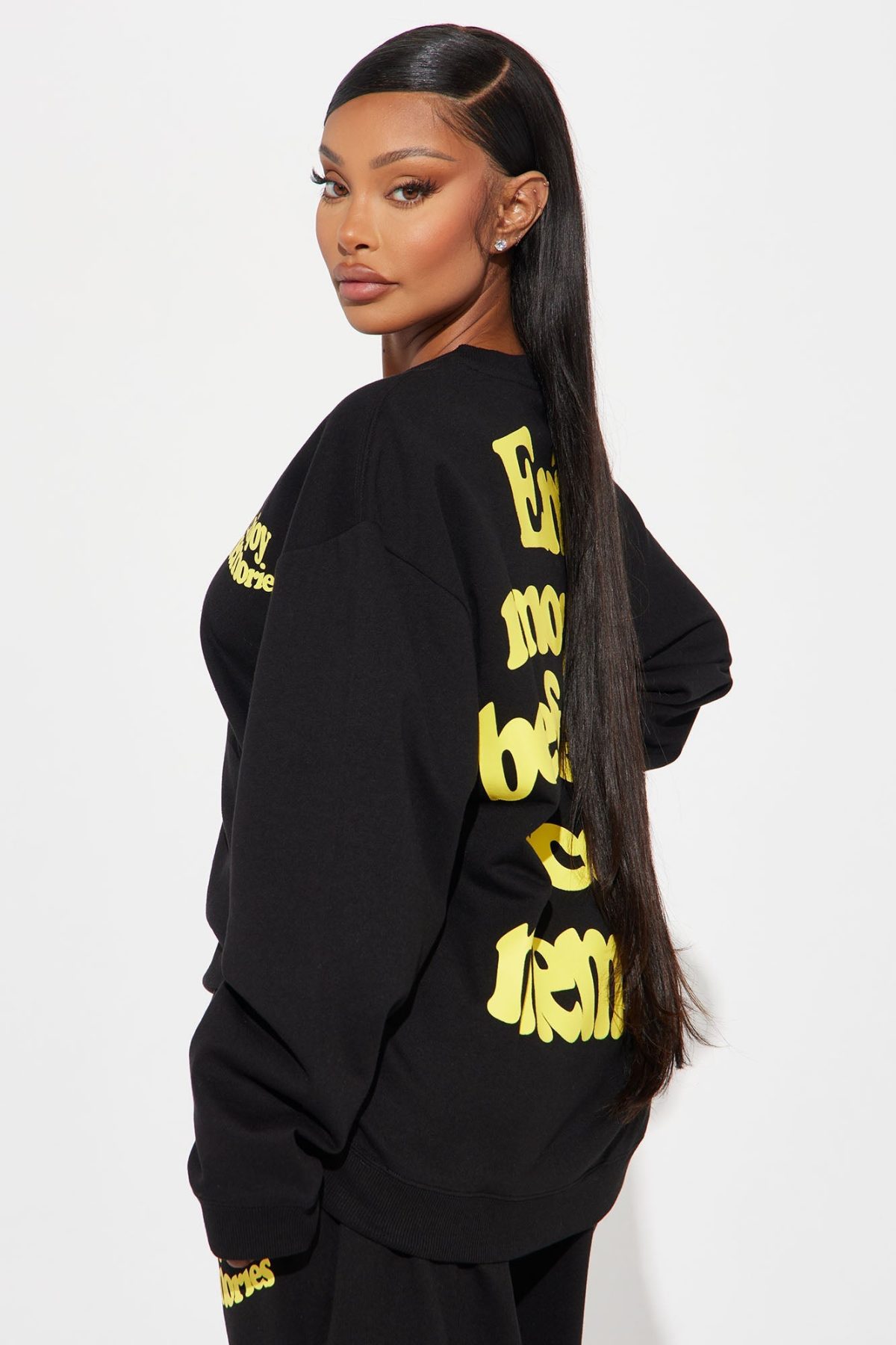 If You're Ready This Sweatshirt - Black/Yellow