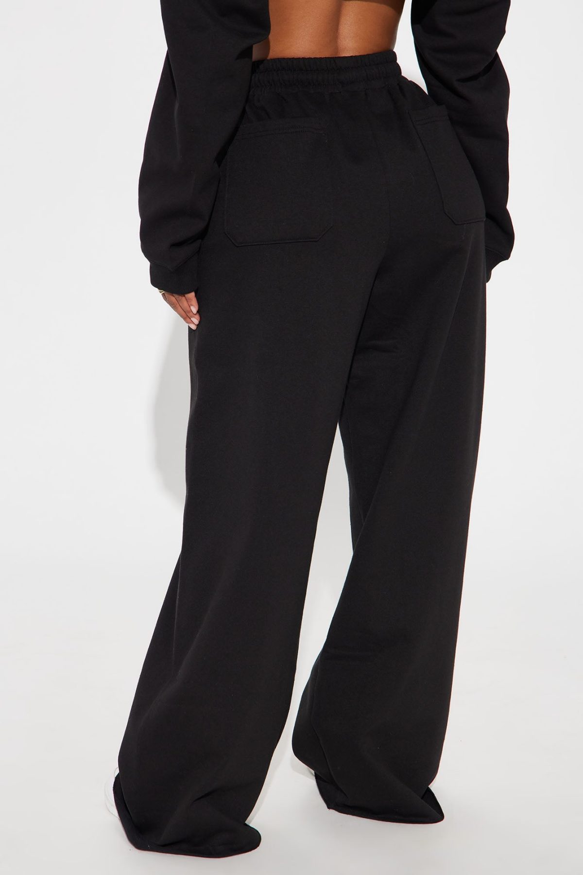 If You're Ready This Wide Leg Pant - Black/Yellow