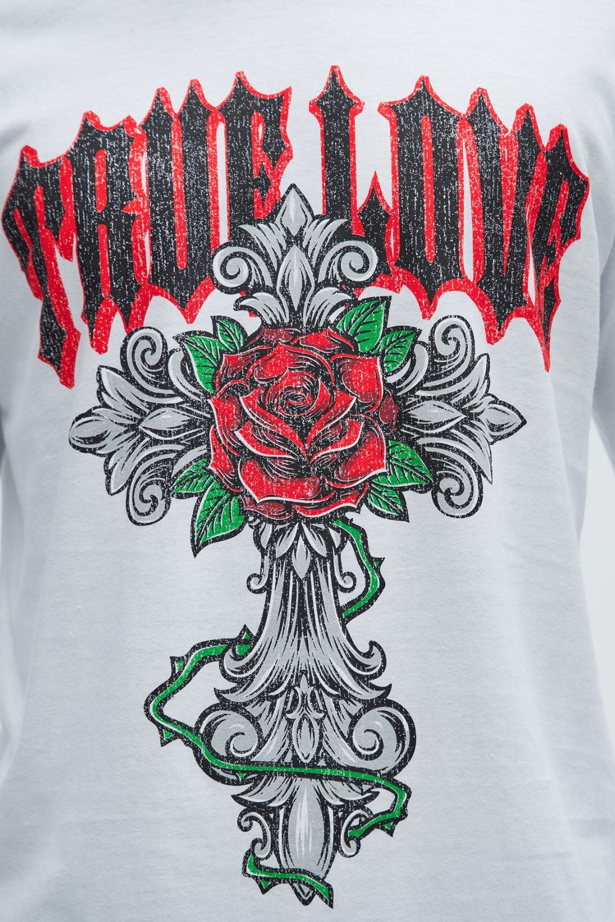 True Love Forever Long Sleeve Tee - White