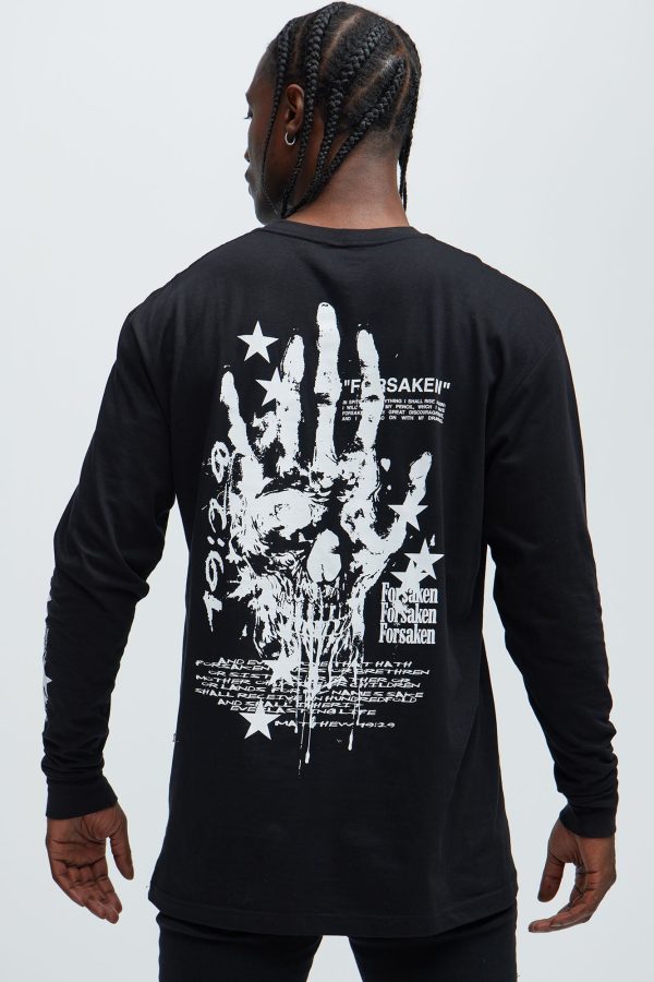 I Am Forsaken Long Sleeve Tee - Black