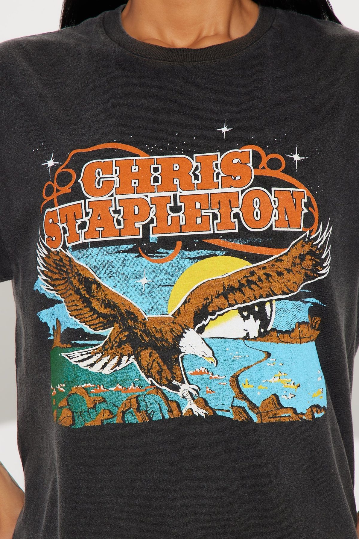 Chris Stapleton Washed Tshirt - Black Wash