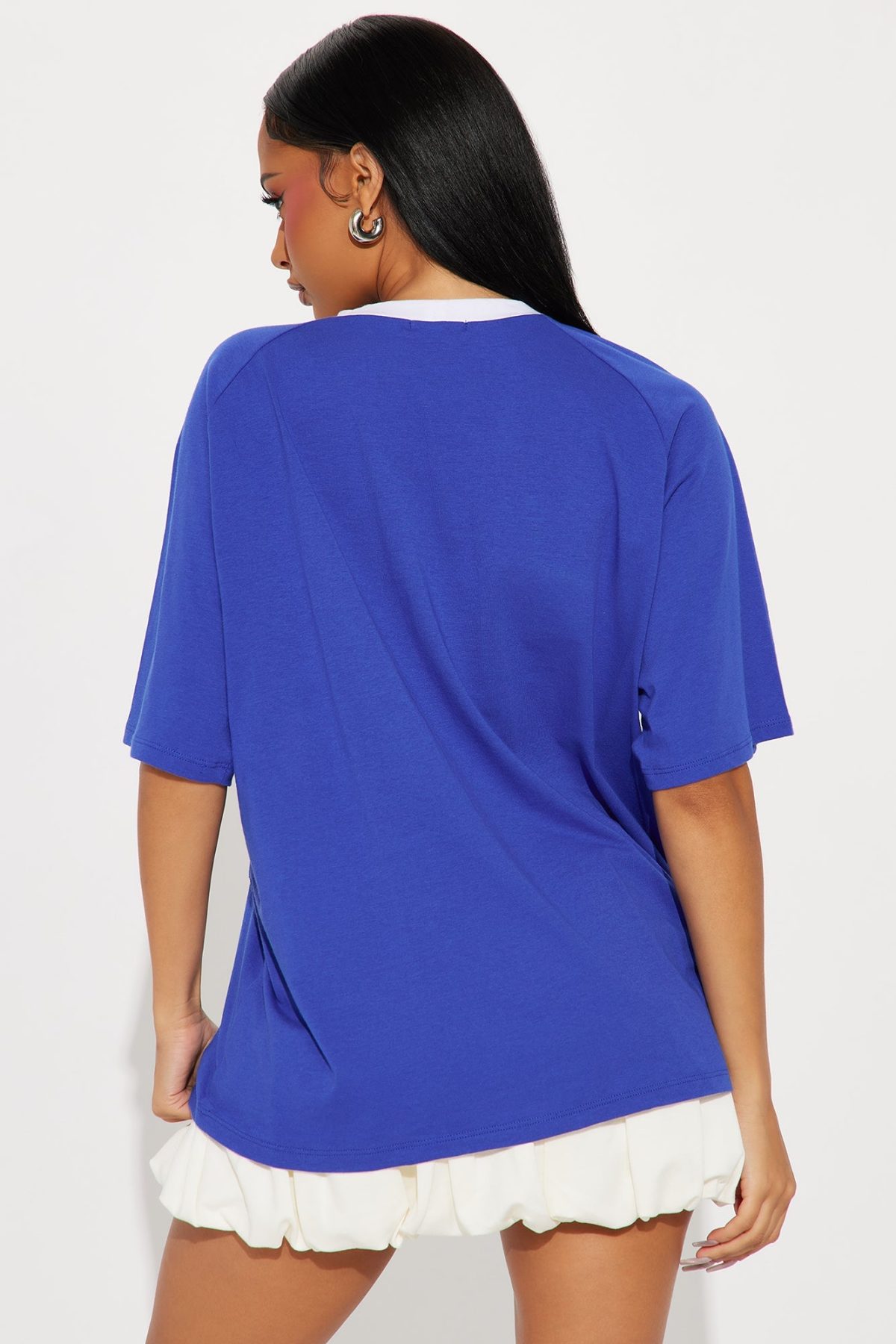 USA All Day Oversized Tee - Blue