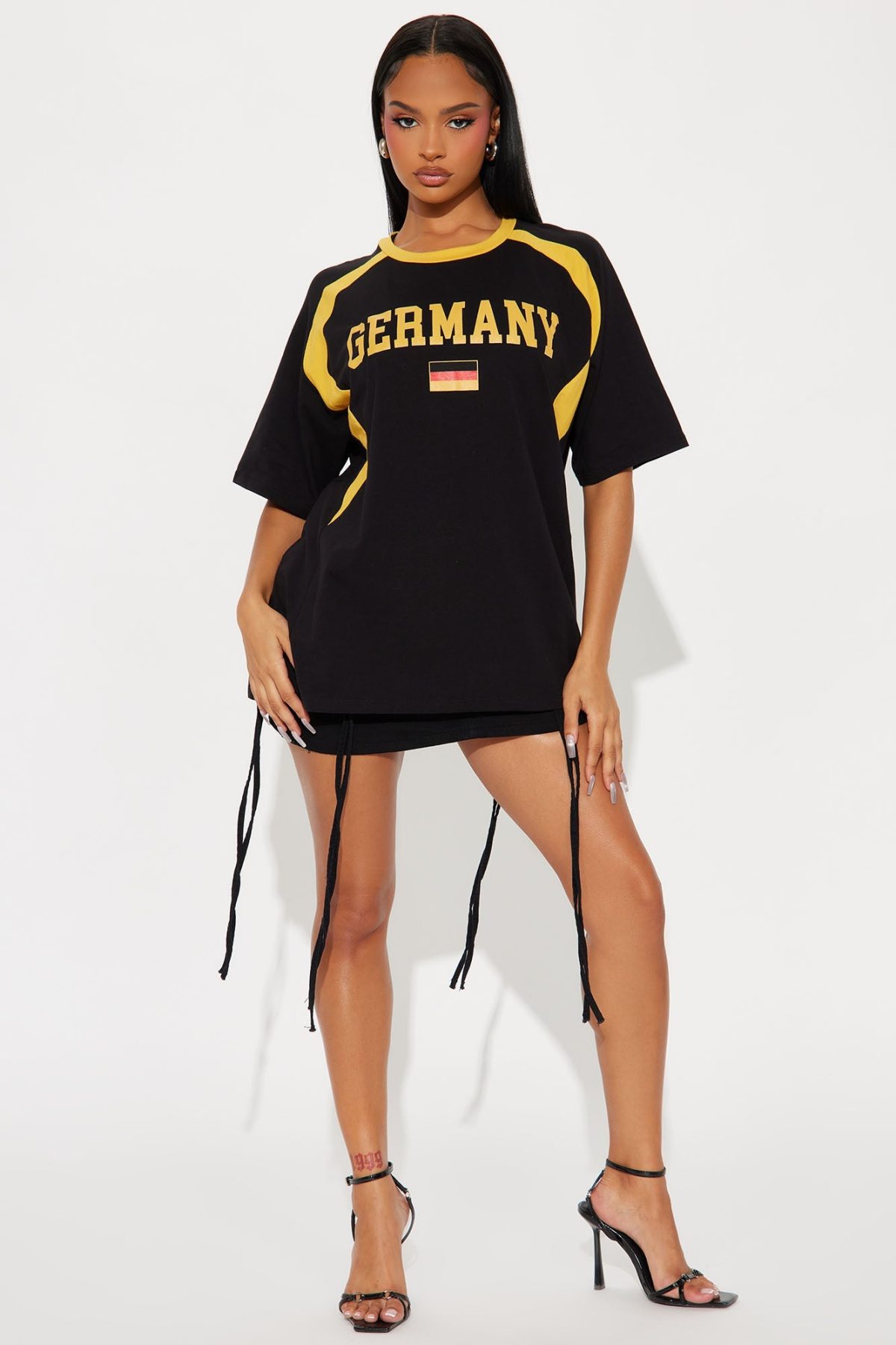 Germany Oversized Tee - Black