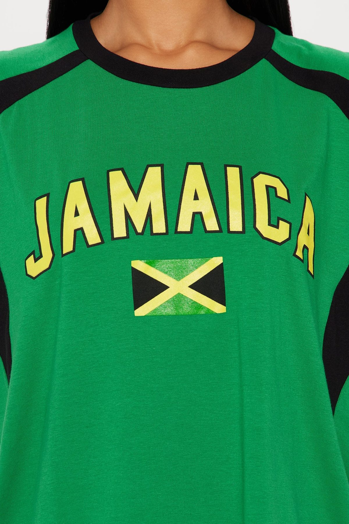 Jamaican Love Oversized Tee - Green