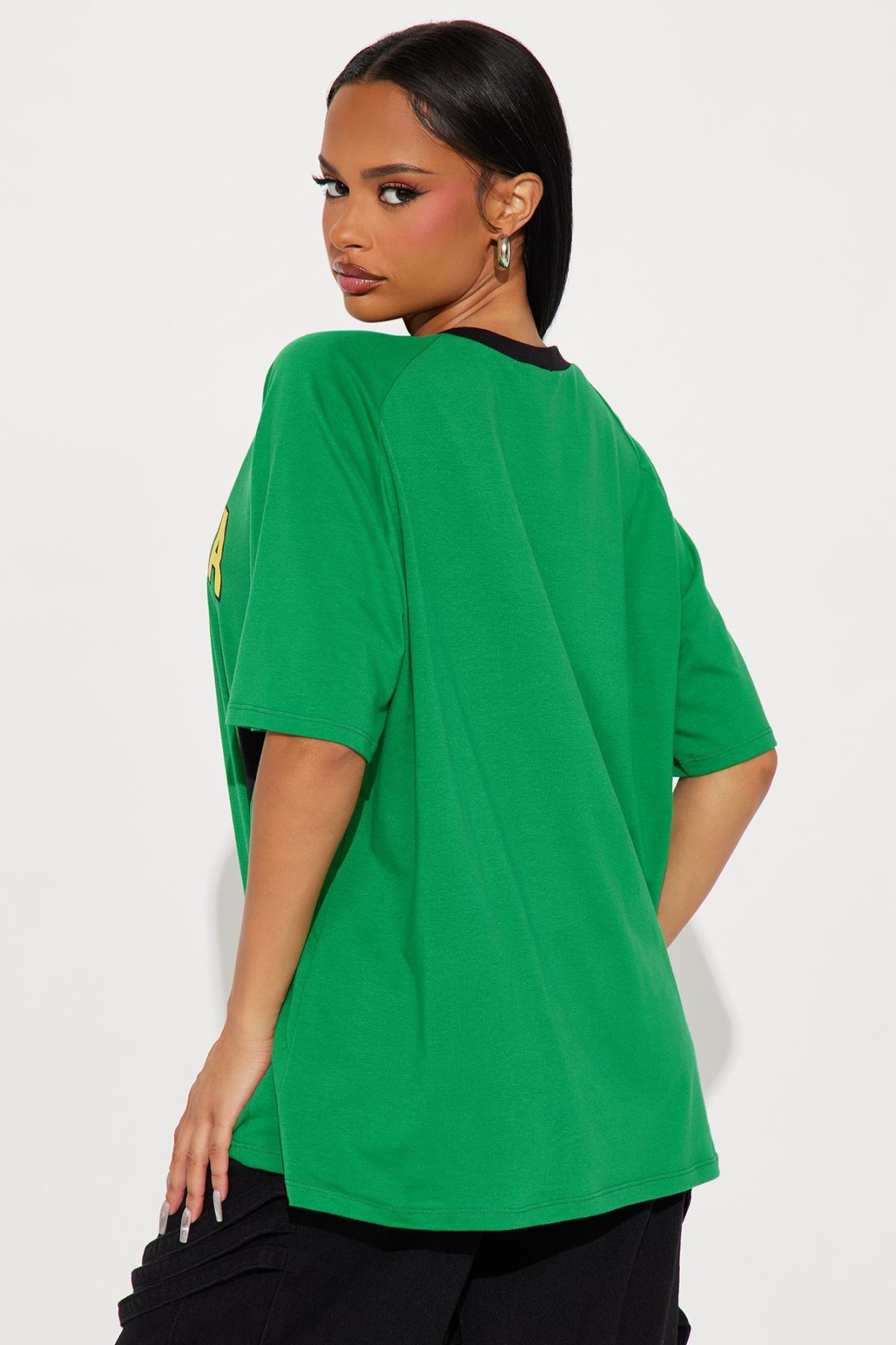 Jamaican Love Oversized Tee - Green