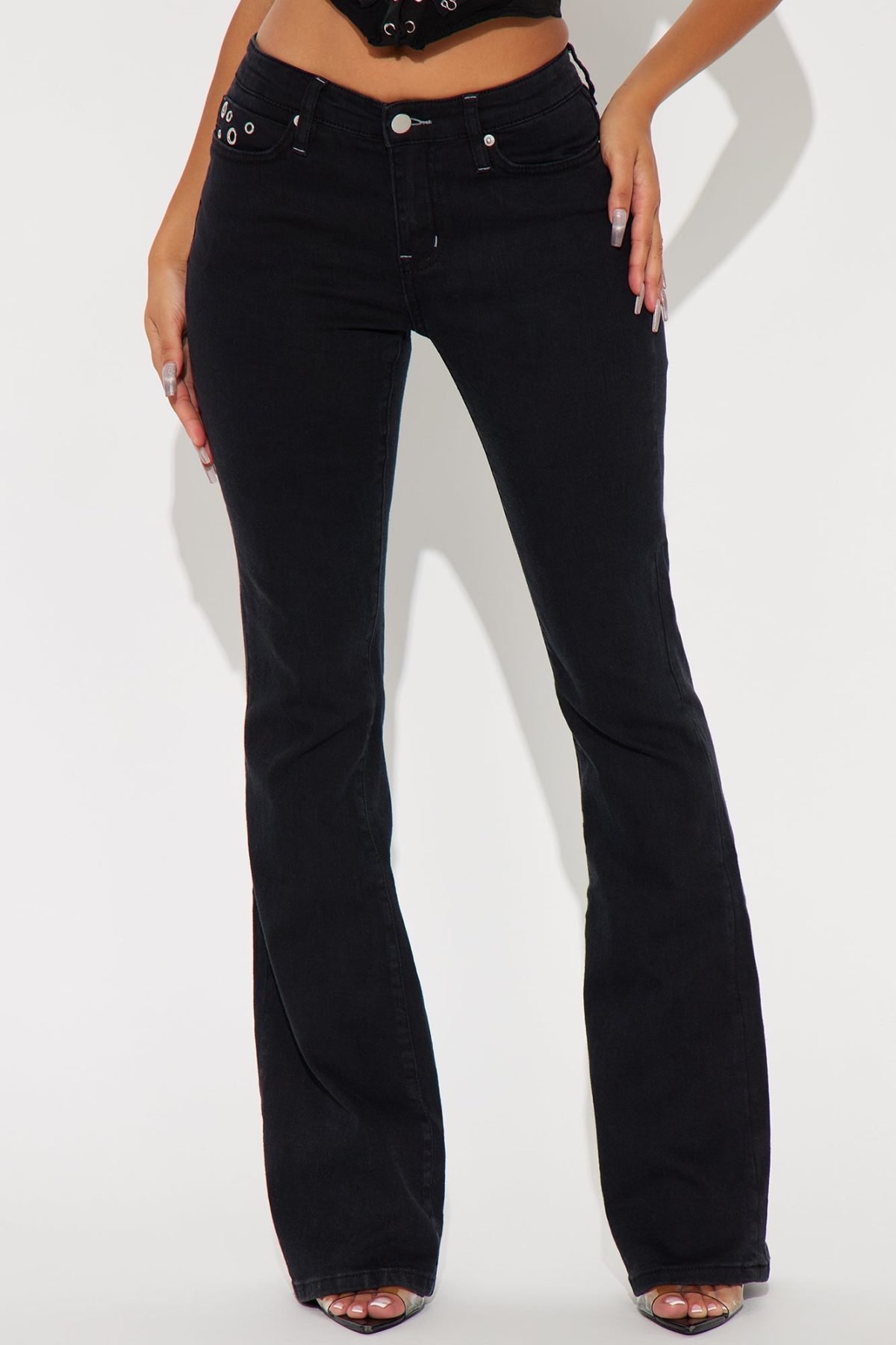 Tell Me Something Flare Pant - Black