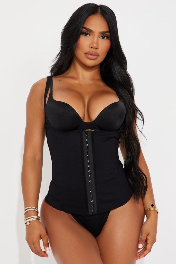 Sculpt Me Waist Cinching Shapewear Top - Black