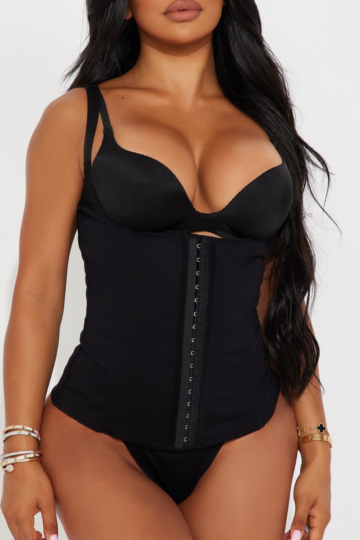 Sculpt Me Waist Cinching Shapewear Top - Black