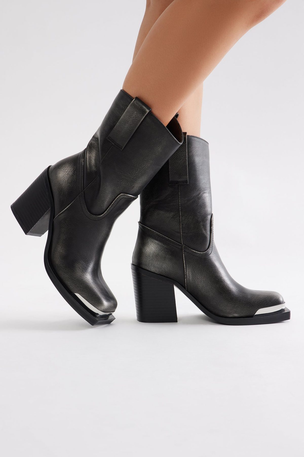 Day Without Me Booties - Black