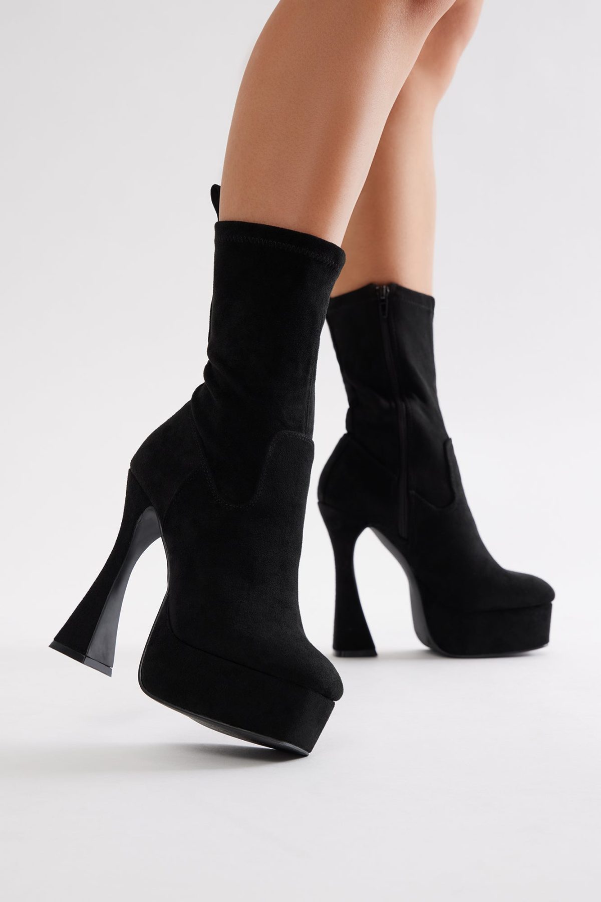 Madden Platform Booties - Black