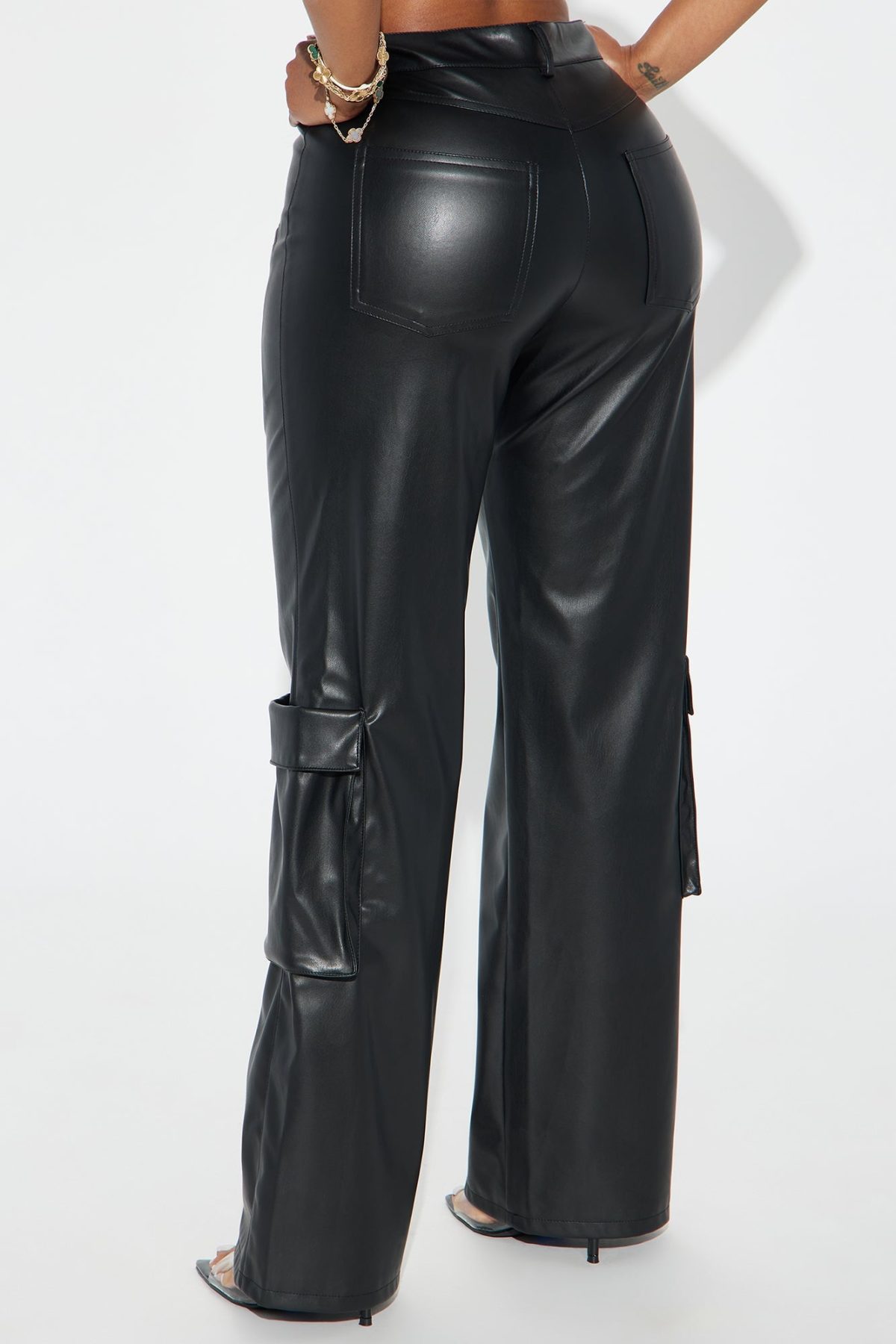 Ride The Feeling Faux Leather Pant - Black