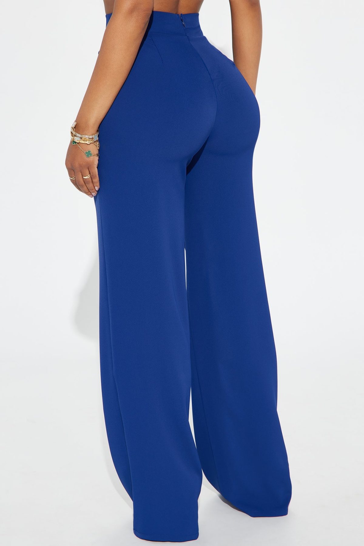 Vicky High Waisted Dress Pants - Navy