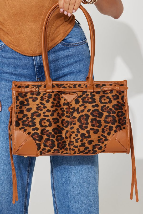 Making Moves Shoulder Bag - Leopard