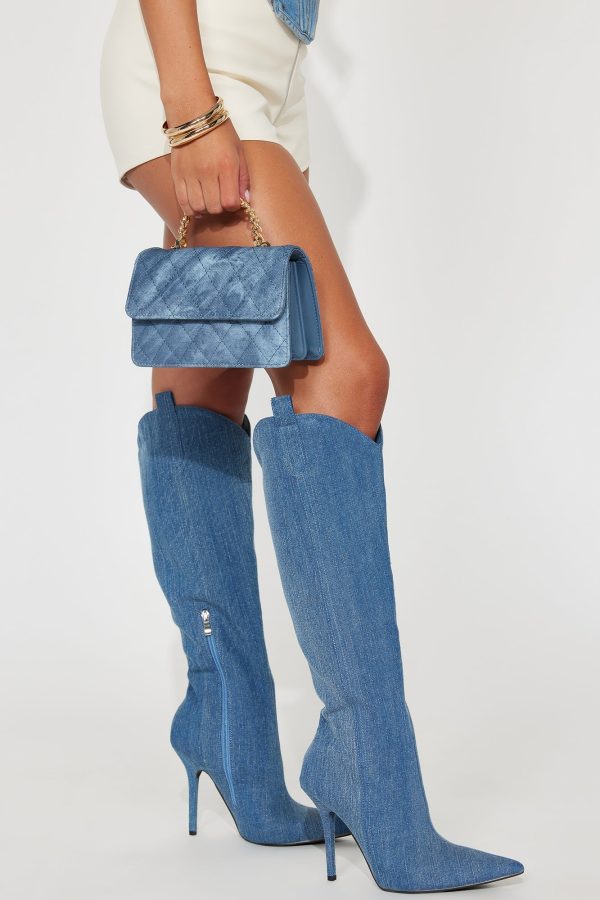 Finally FriYAY Handbag - Acid Wash Blue