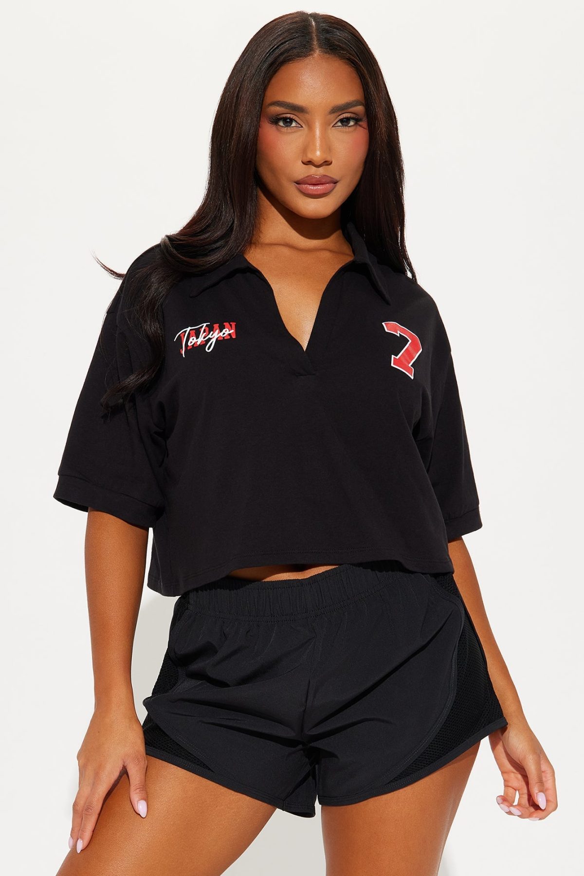 Go Tokyo Polo Tee - Black