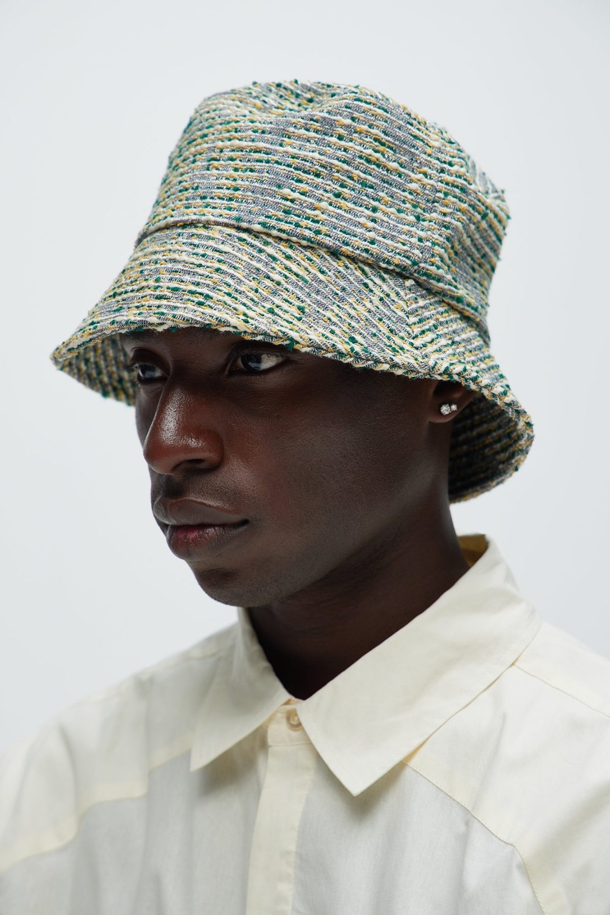 Mojave Boucle Bucket Hat - Green