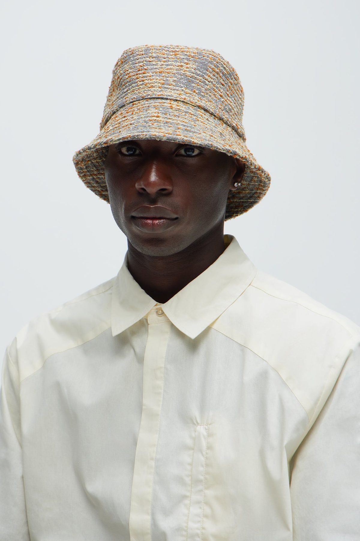 Mojave Boucle Bucket Hat - Brown