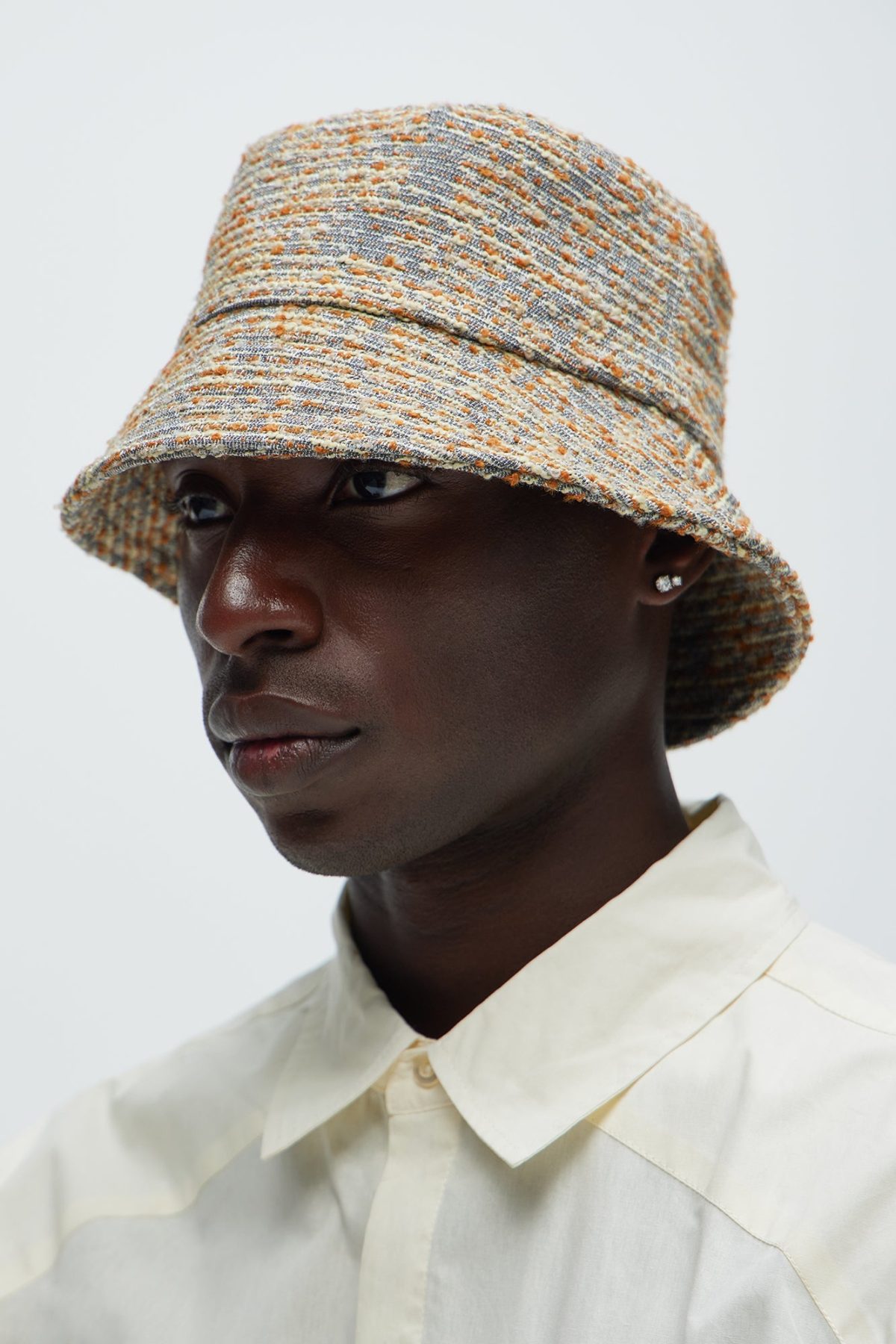 Mojave Boucle Bucket Hat - Brown