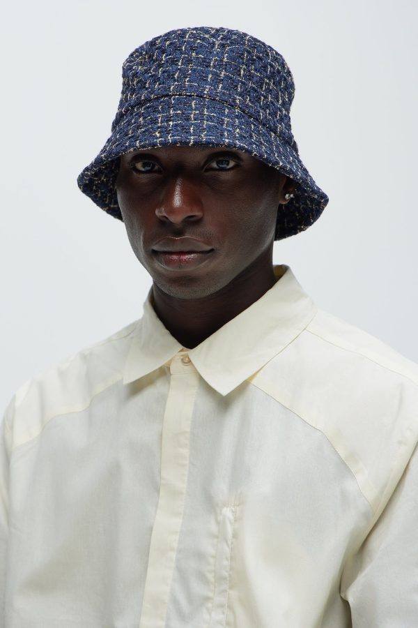 Carillo Boucle Bucket Hat - Navy