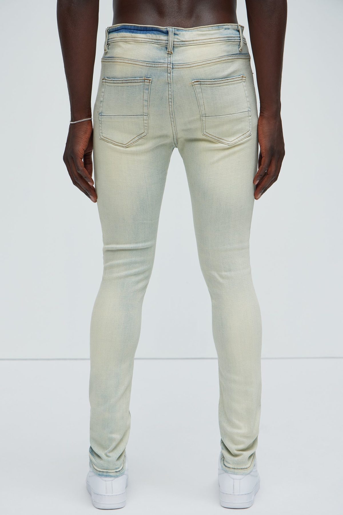 On To The Next Ripped Skinny Jeans - Light Wash