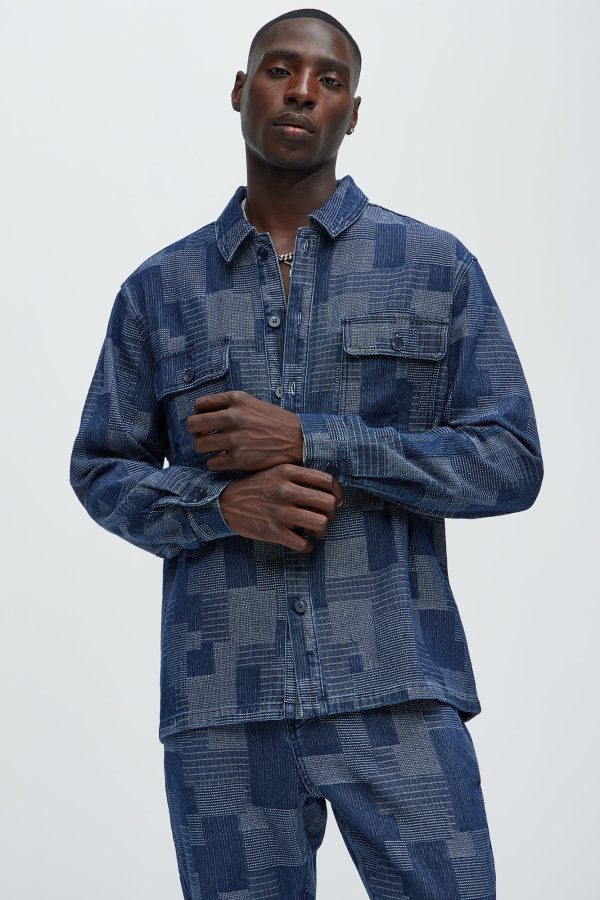 Stockton Denim Overshirt - Indigo