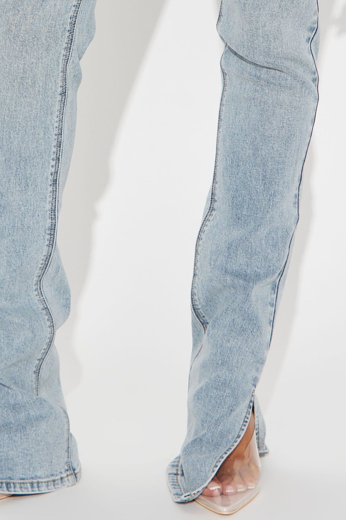 Tall Soho Side Split Skinny Jeans - Light Wash