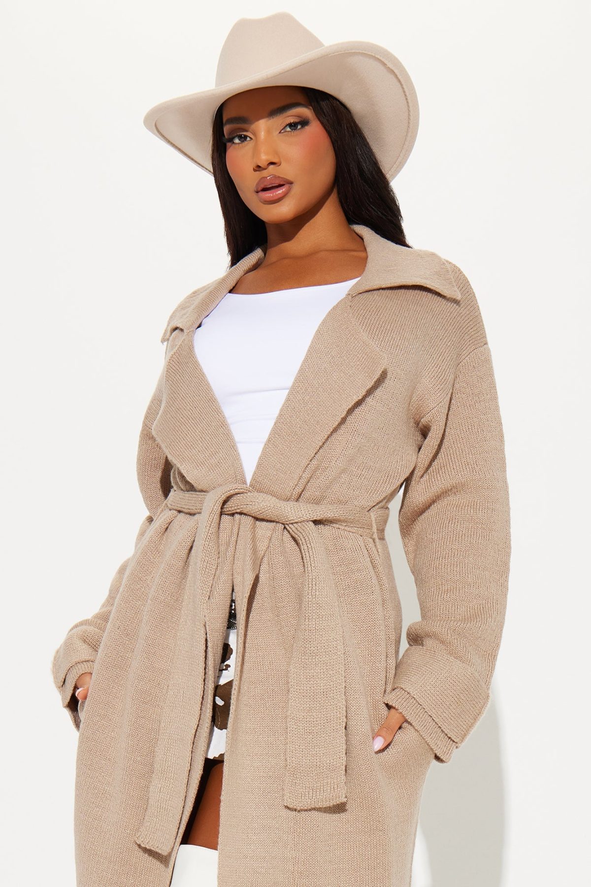 Underneath It All Cardigan - Taupe