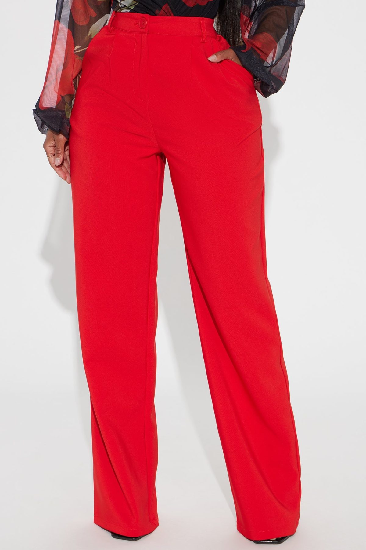 The Perfect Trouser Pant 32 - Red