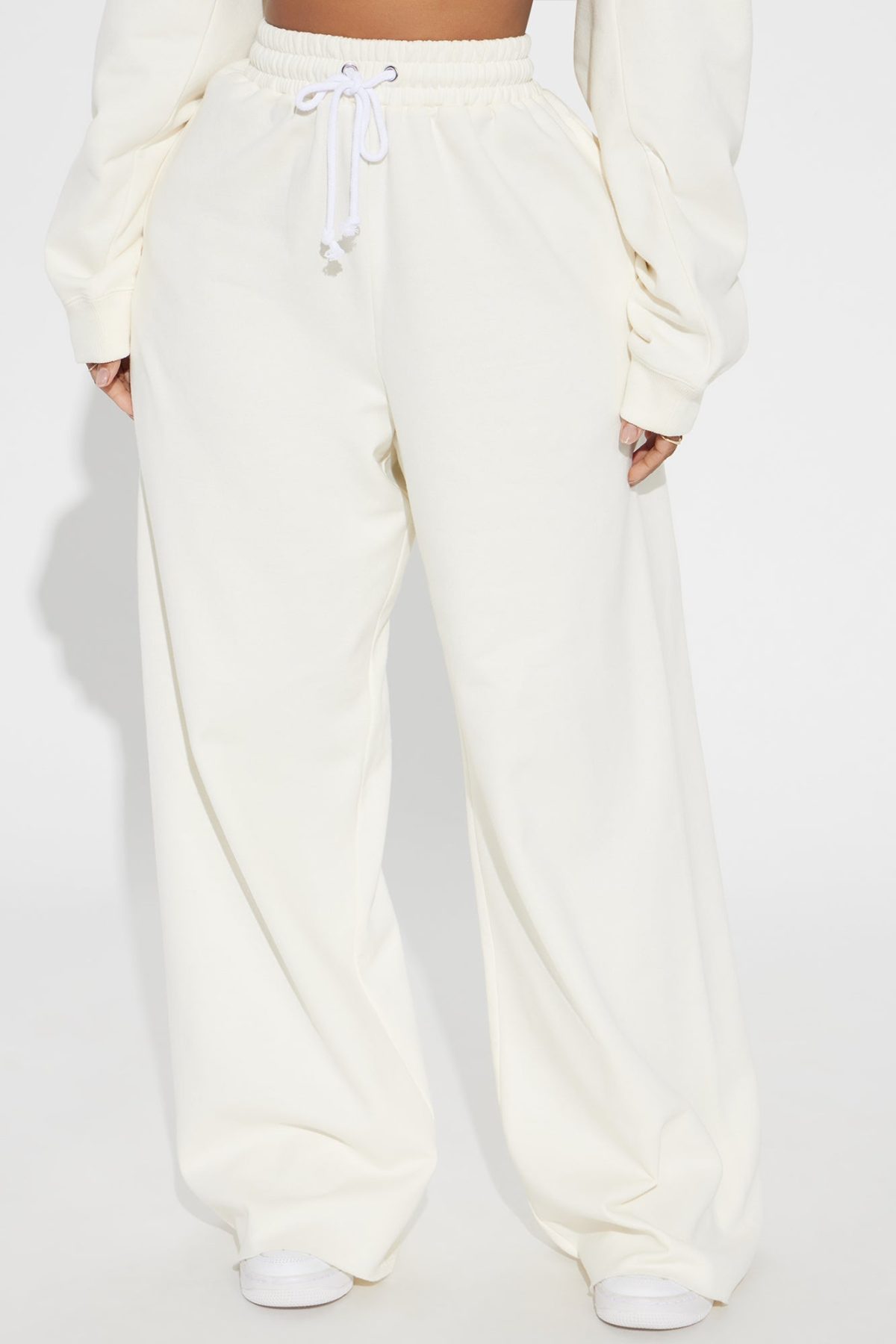 Wife Of The Party Wide Leg Pants - Ivory