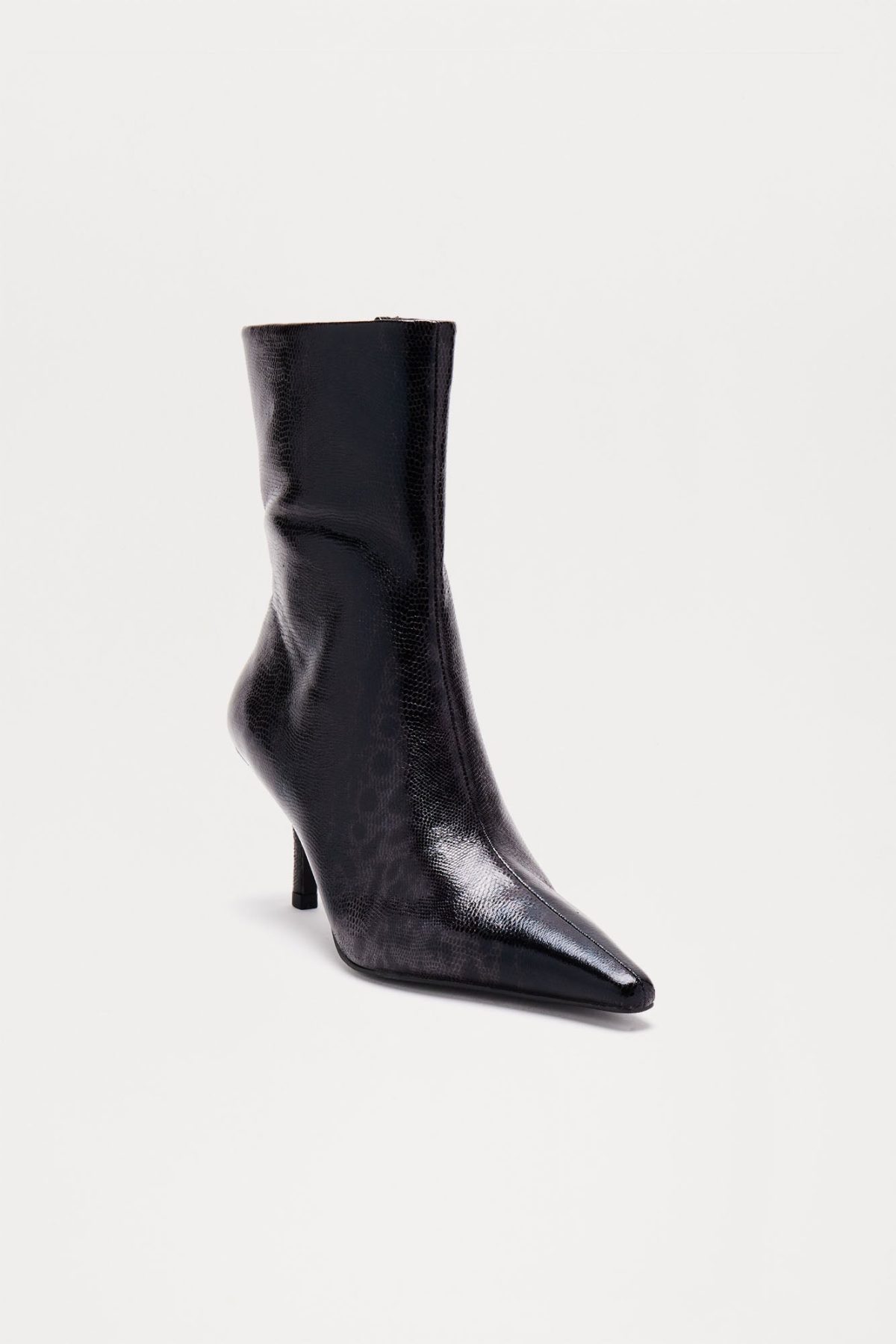 Meg Heeled Booties - Black/combo