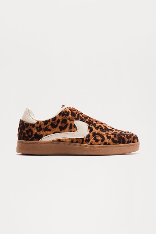 Denali Lace Up Sneakers - Leopard