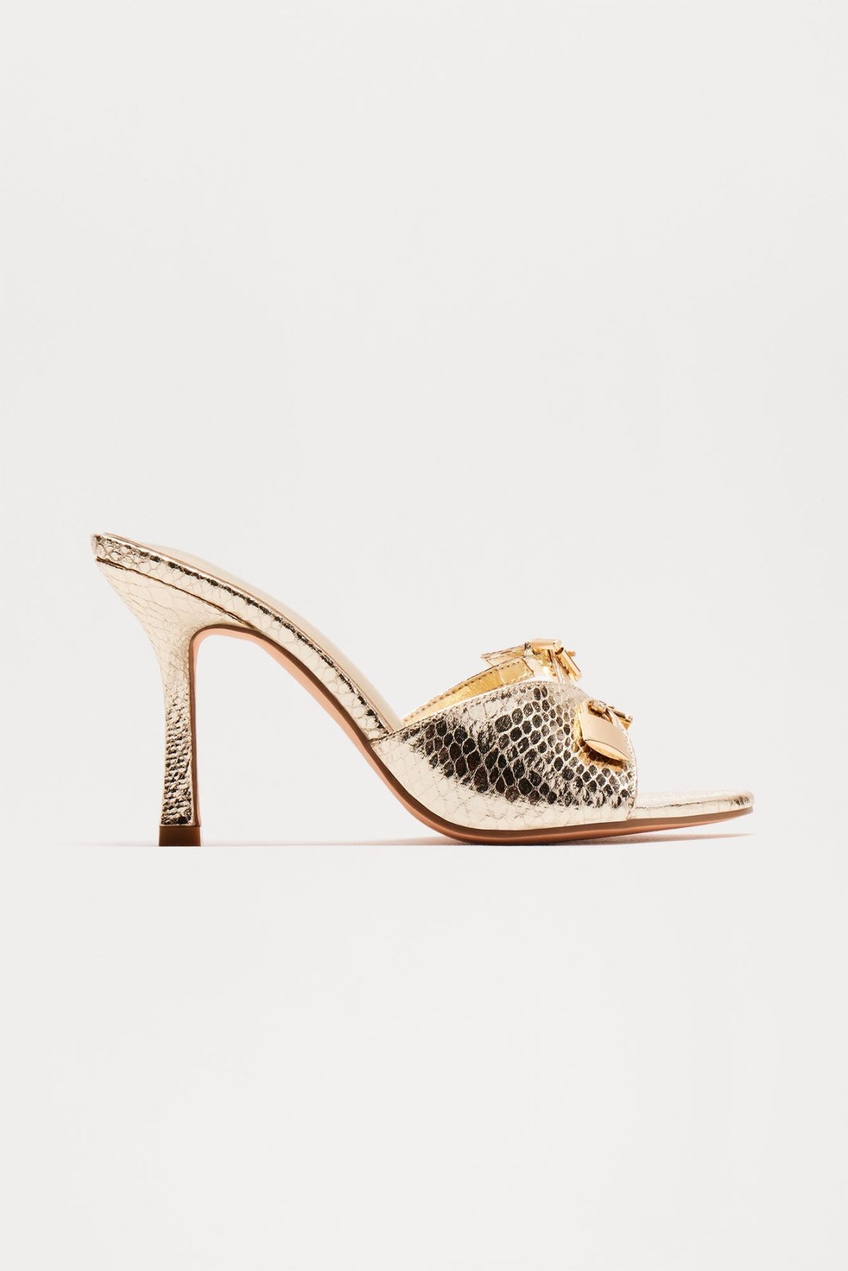 Casablanca Mules - Gold