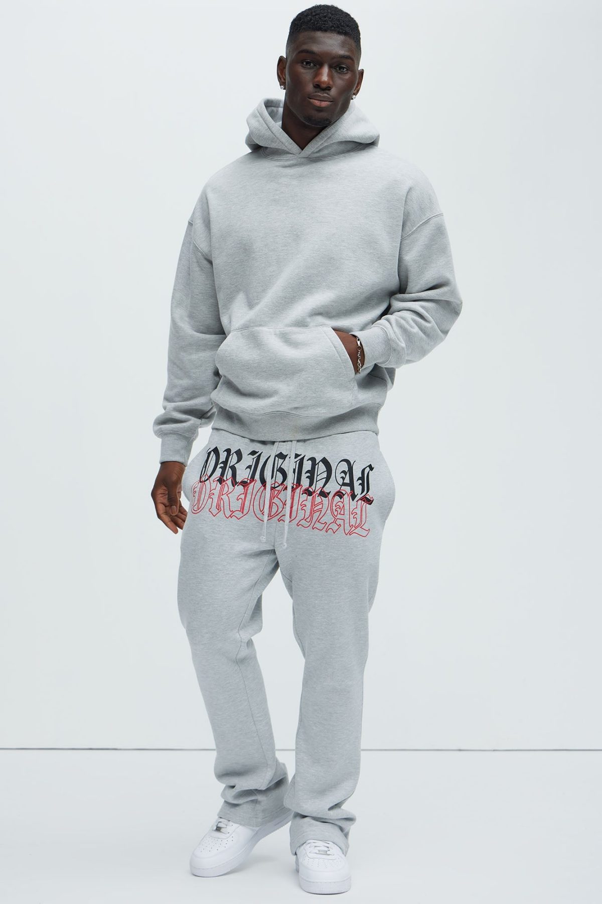 Originals Tyson Skinny Flare Sweatpant - Heather Grey