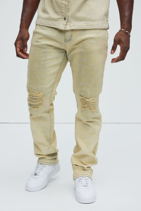 Got To Stay Up Slim Jeans - Light Wash