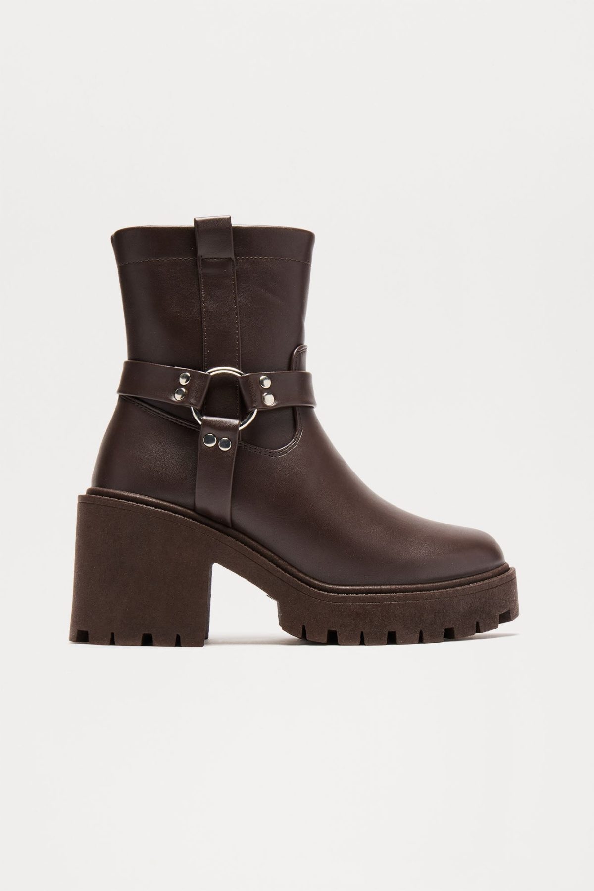 Wiley Heeled Booties - Brown