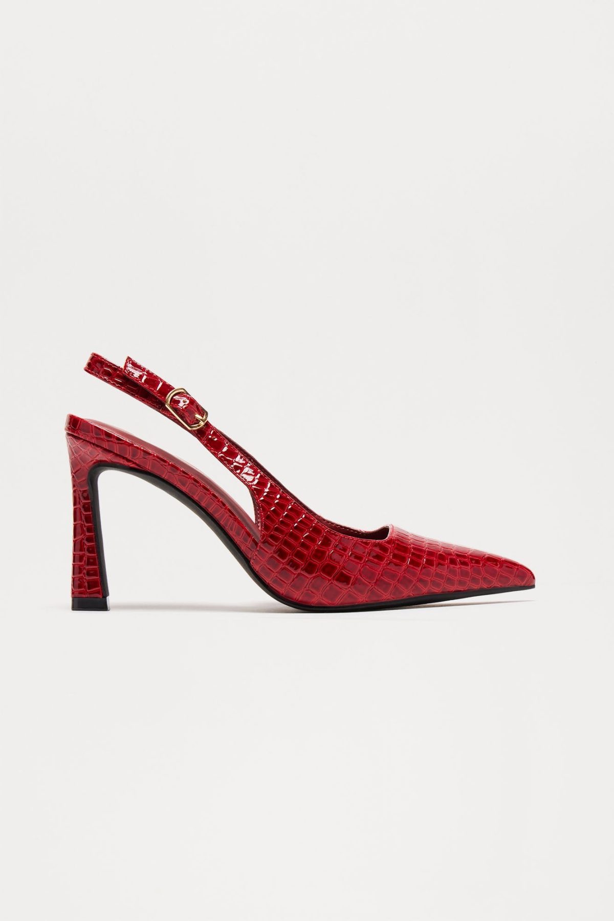 Samantha Slingback Pumps - Red/combo