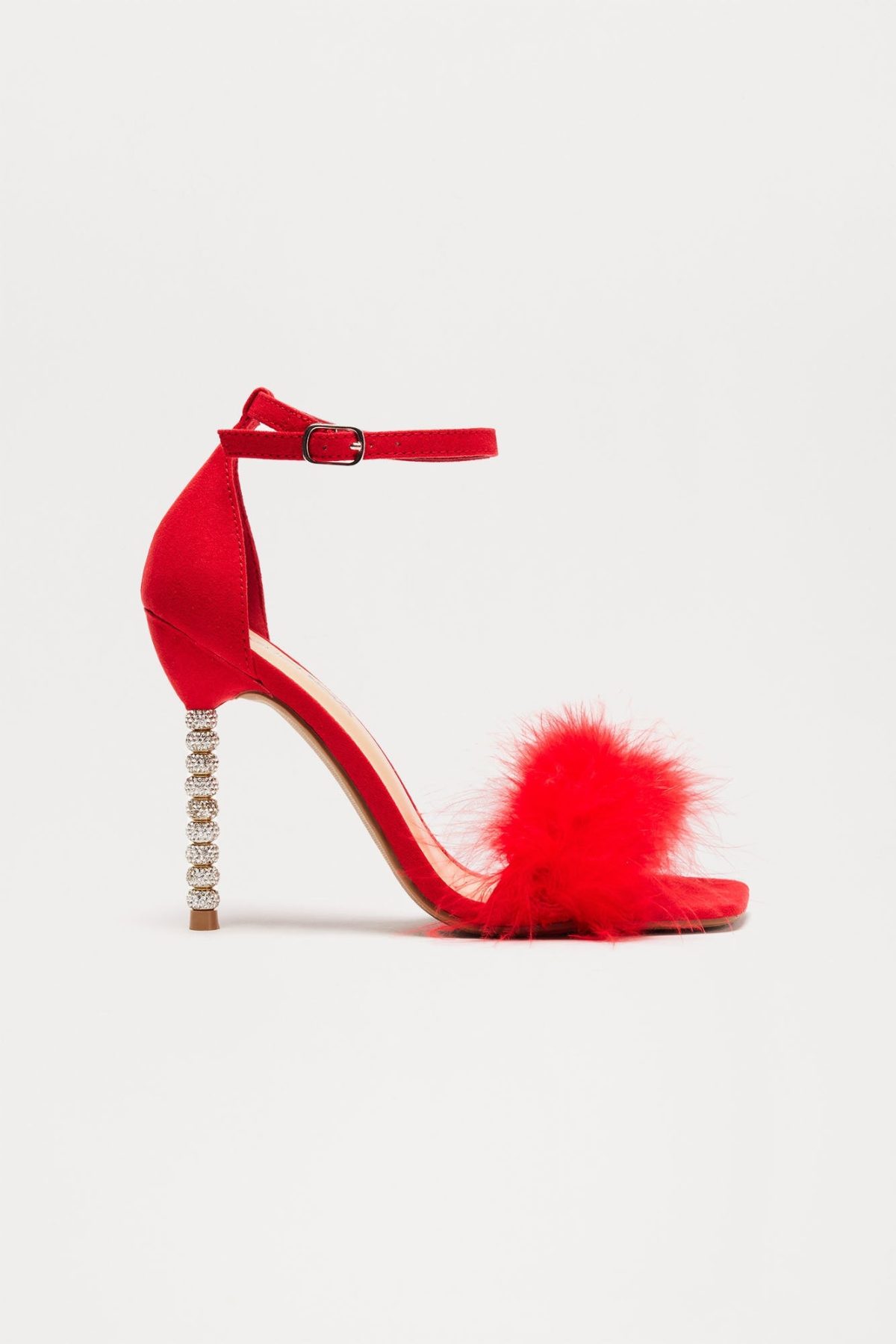 No Second Chances Heeled Sandals - Red