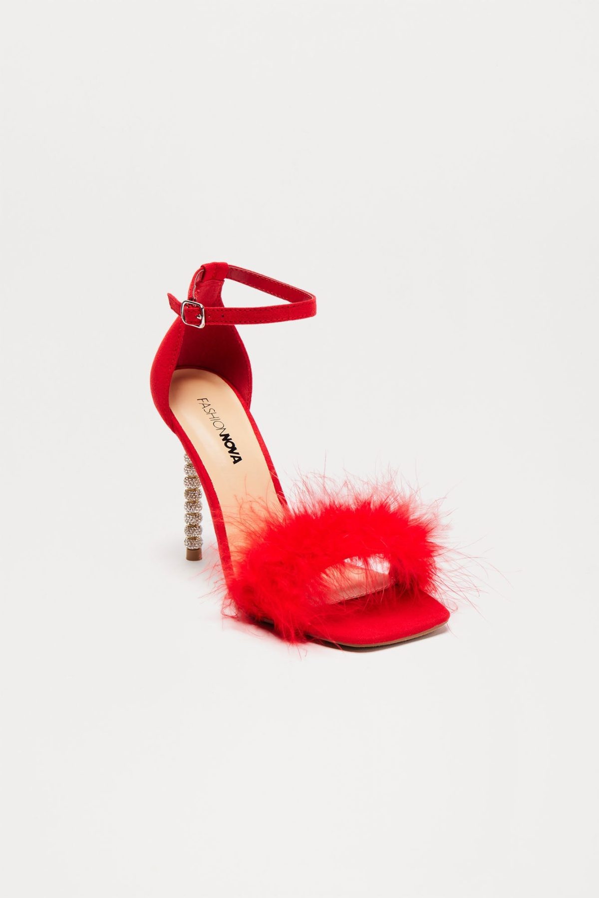 No Second Chances Heeled Sandals - Red