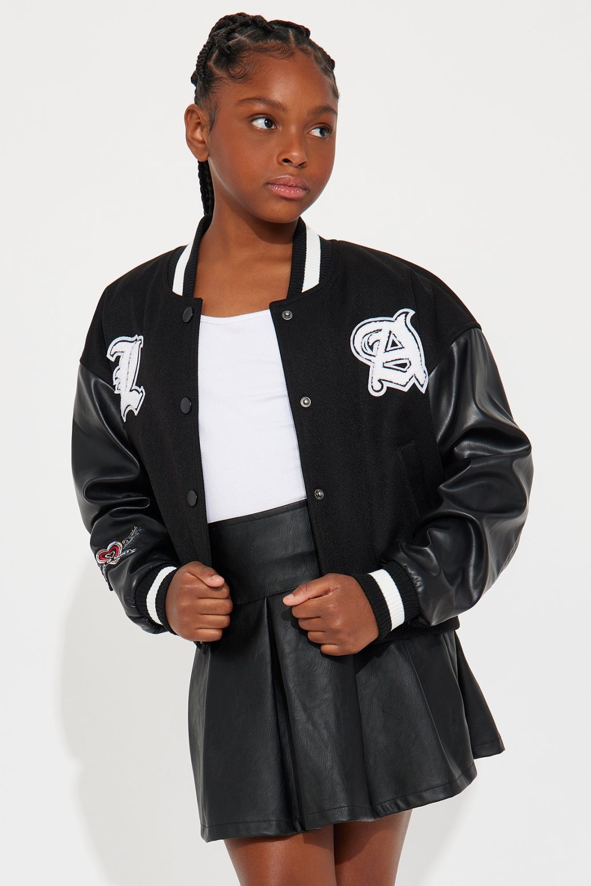 Mini LA Champions Bomber Jacket - Black