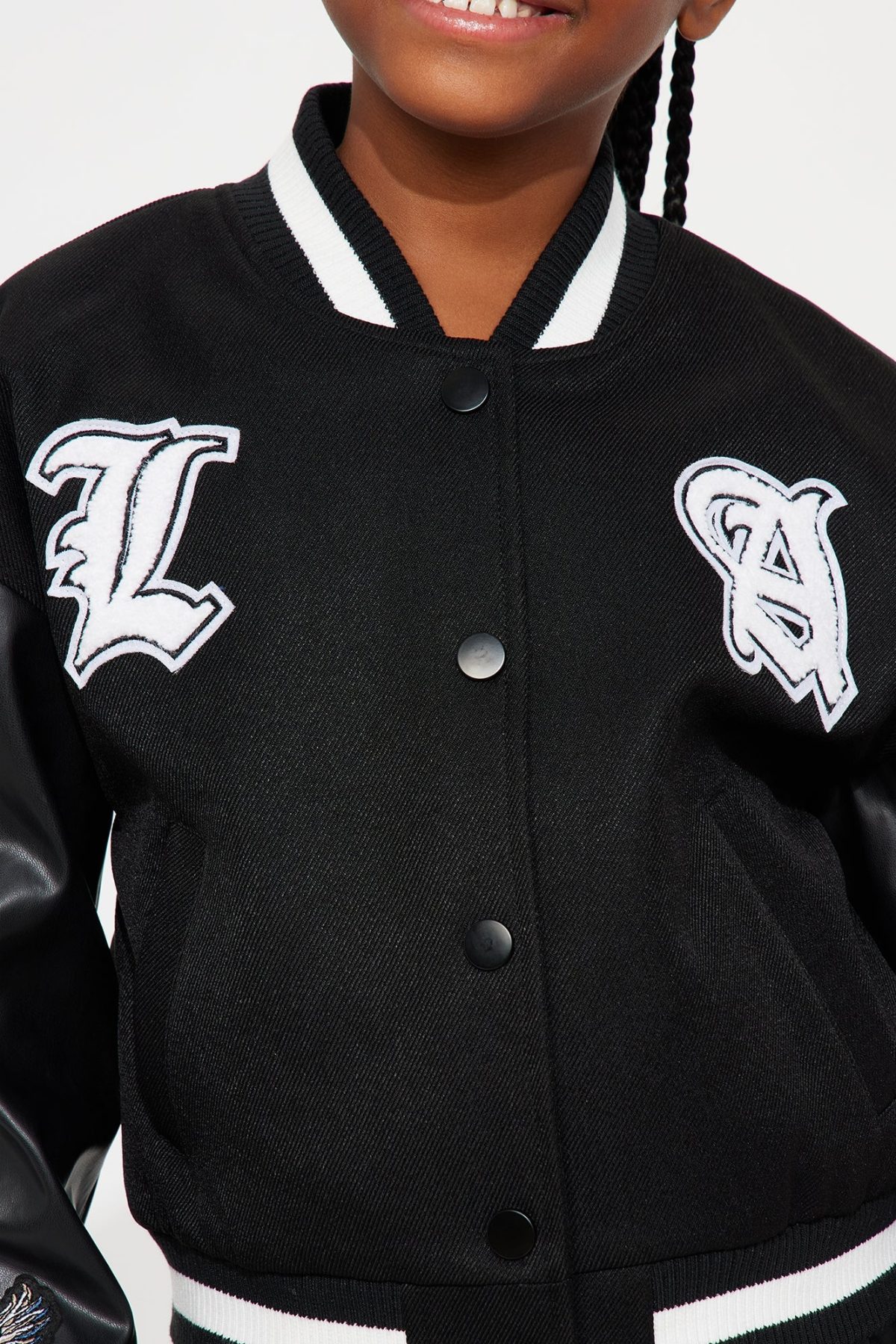 Mini LA Champions Bomber Jacket - Black