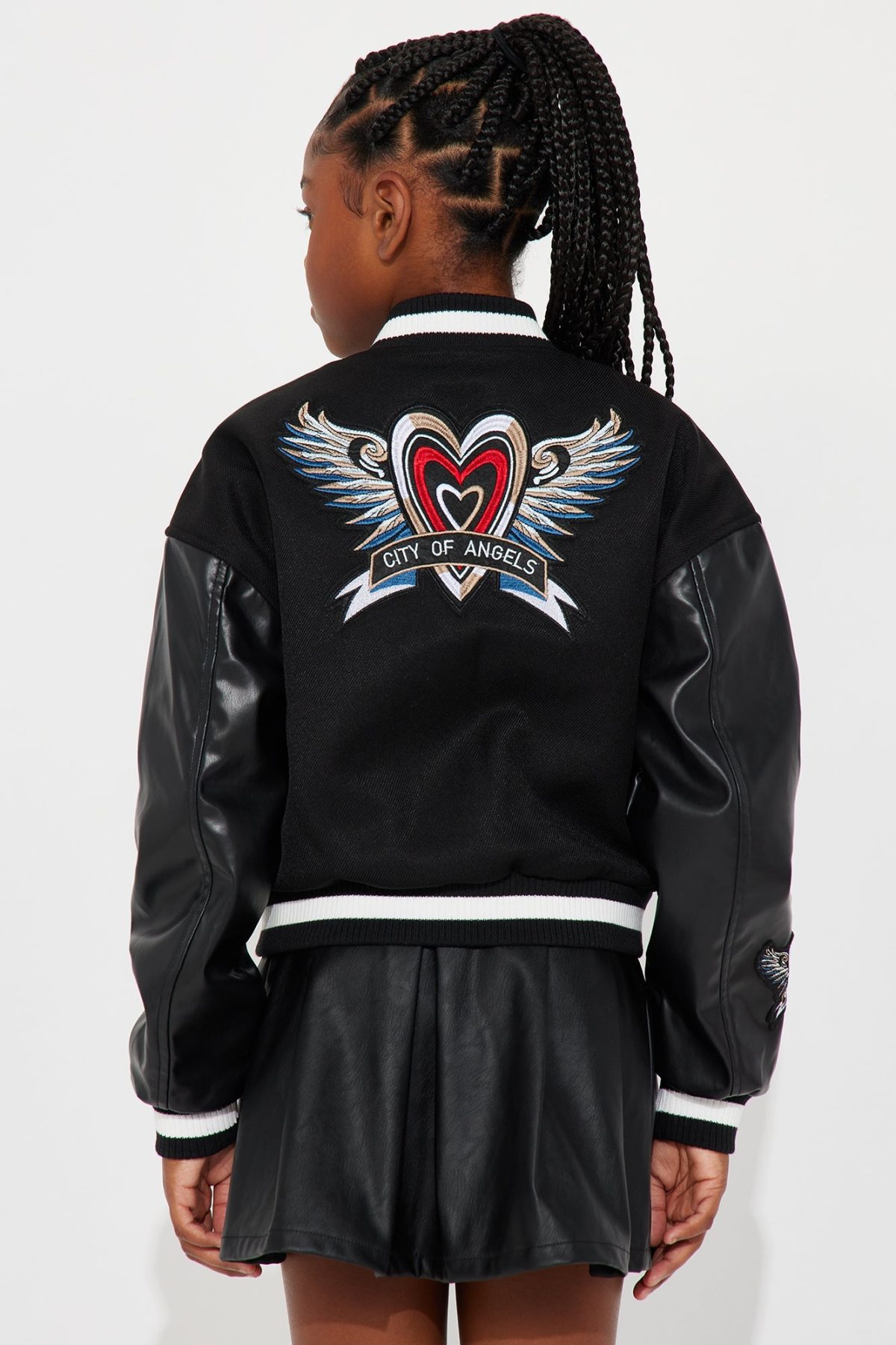 Mini LA Champions Bomber Jacket - Black