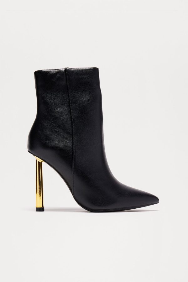 Keegan Heeled Booties - Black