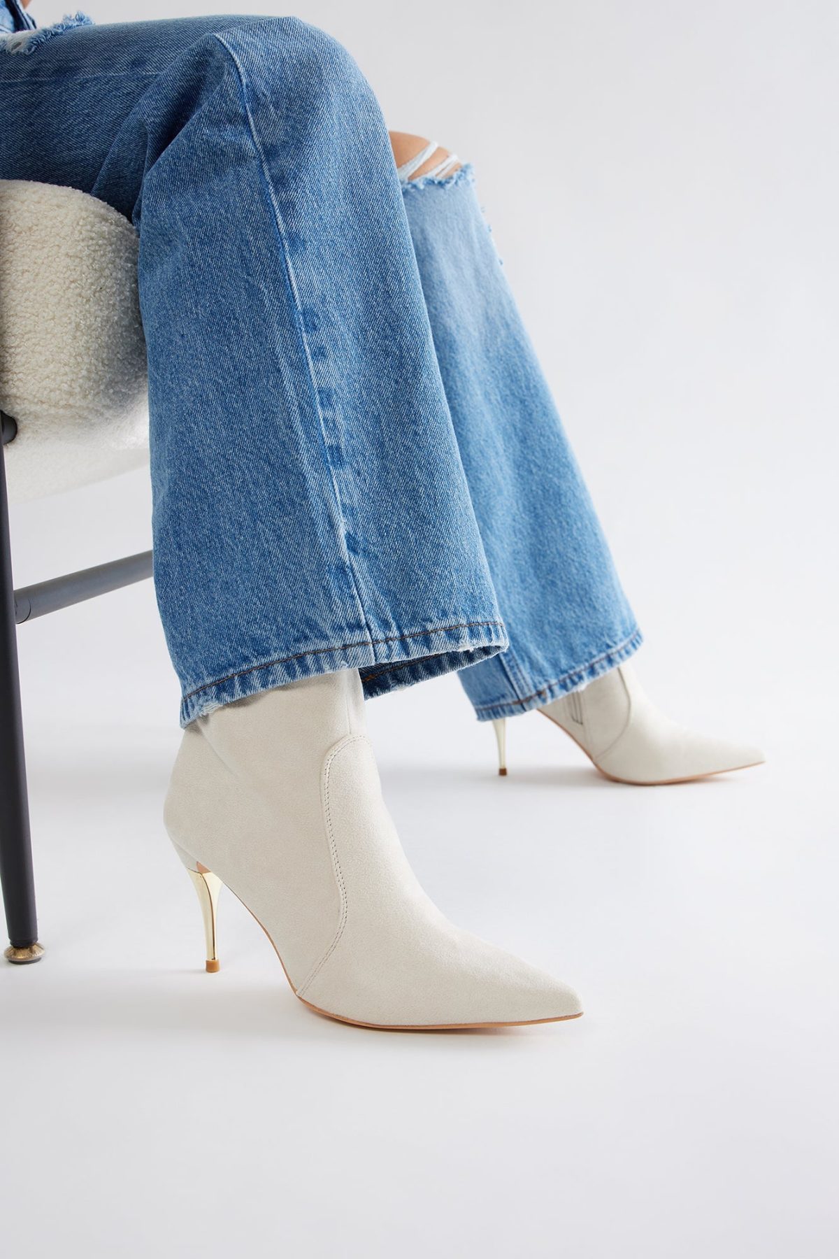 Royce Booties - Cream