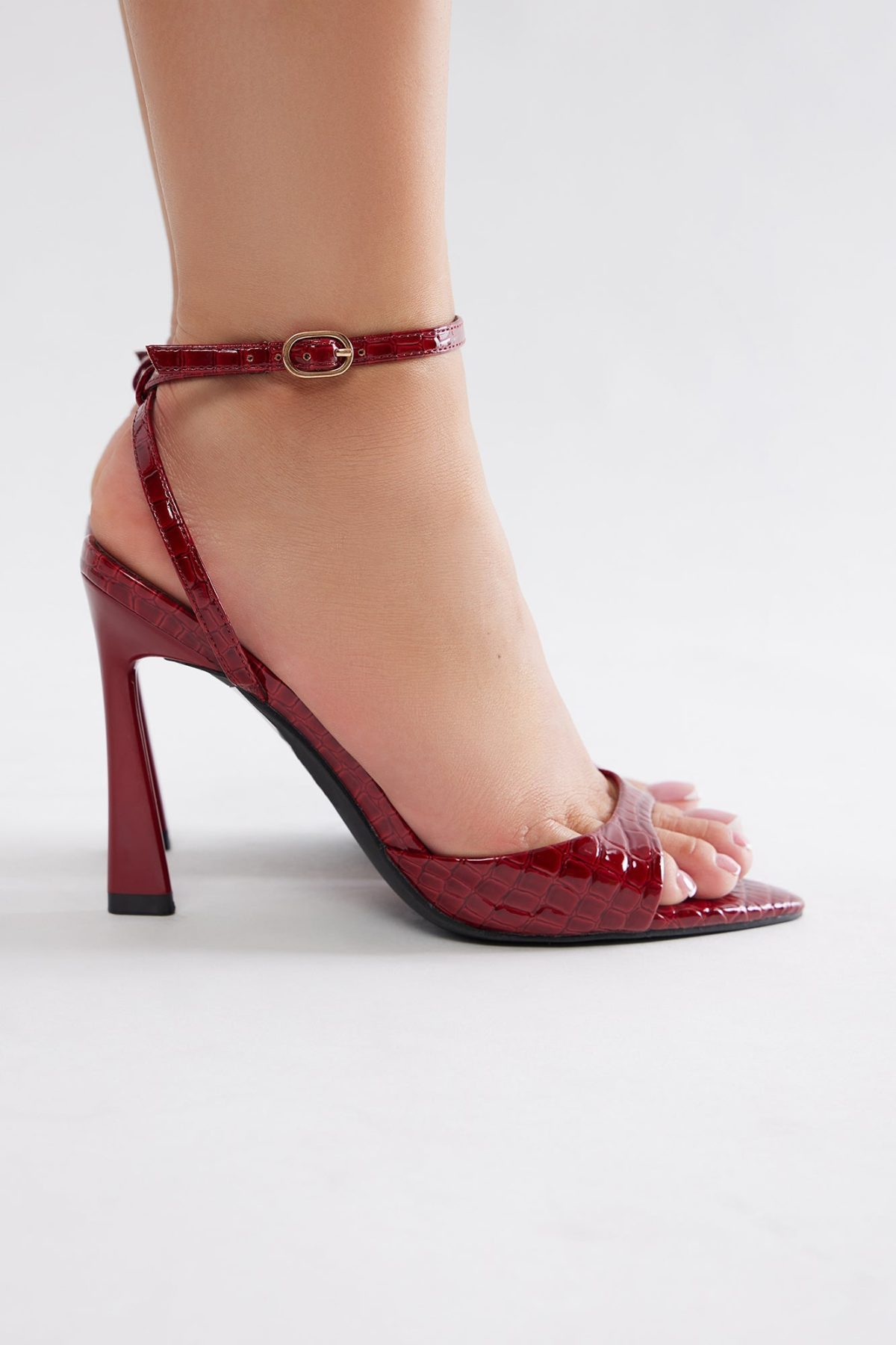 Seraphine Stiletto Heels - Burgundy