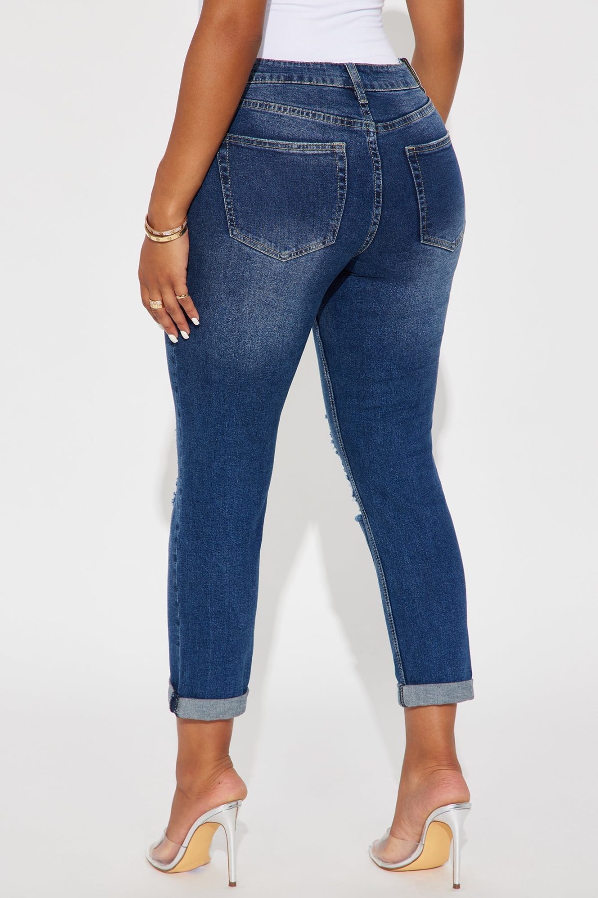 Keep Coming Back Boyfriend Jeans - Dark Wash