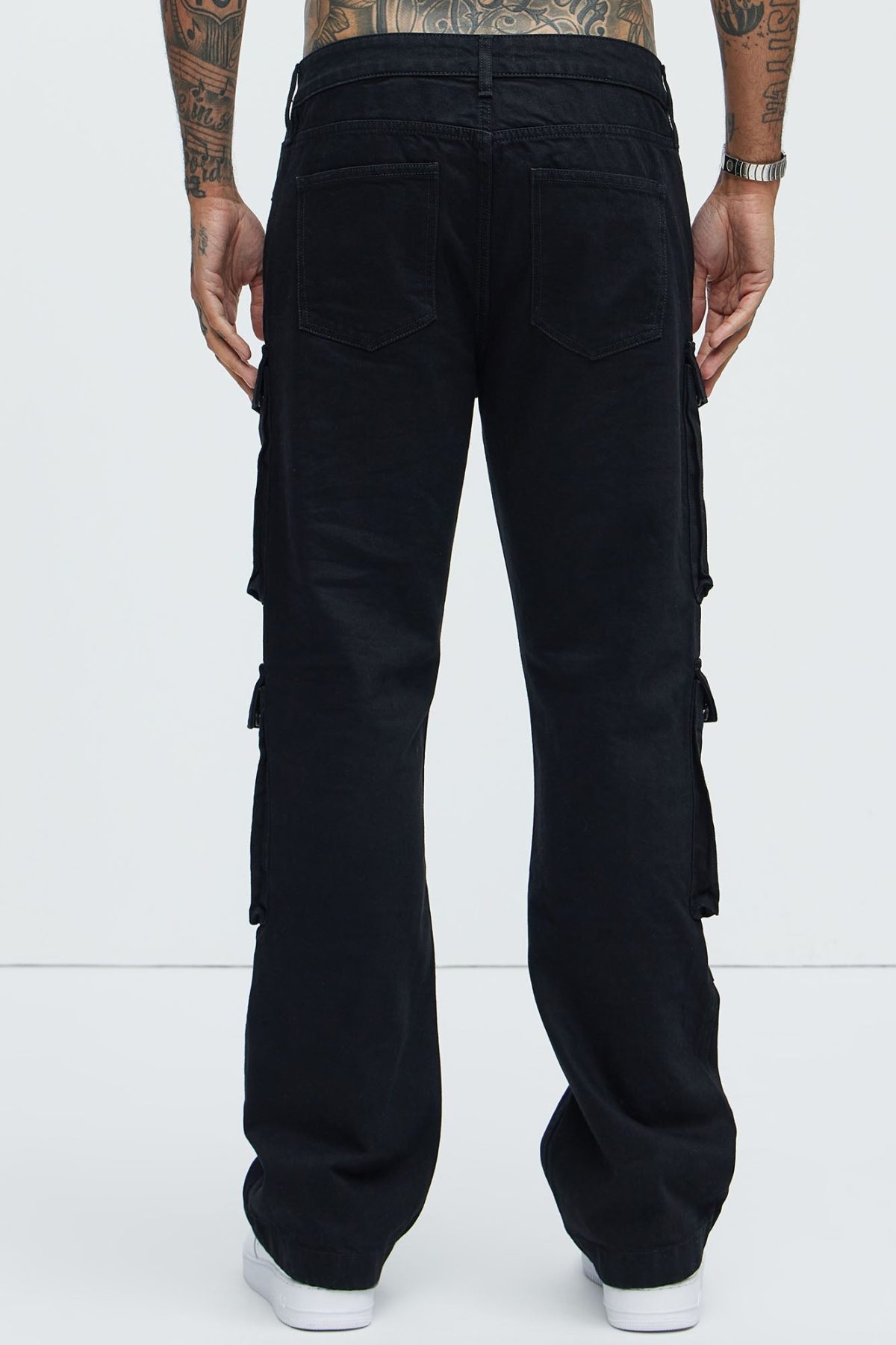 Tobias Carpenter Flare Jeans - Black